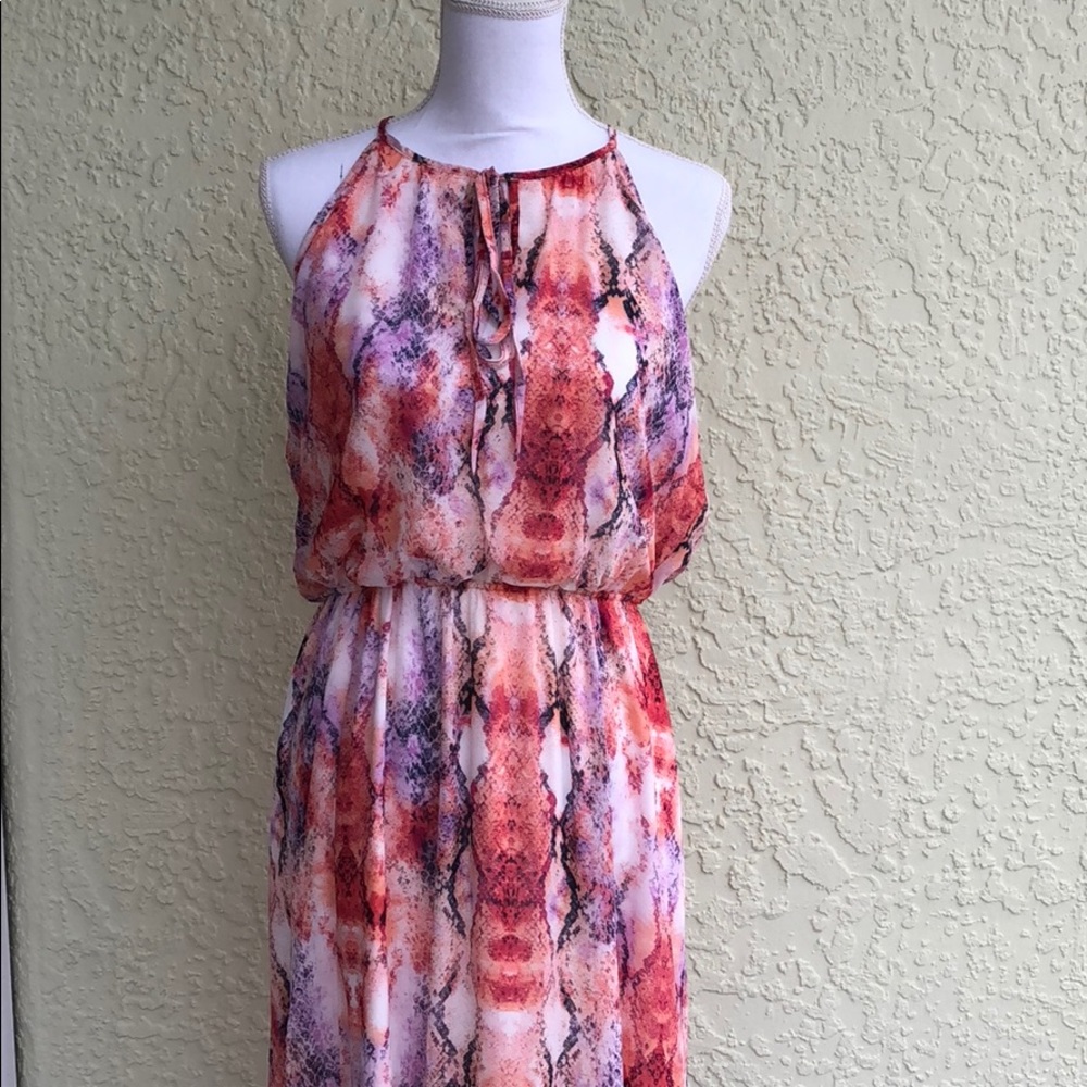 💥SALE💥Snake Print Maxi Dress